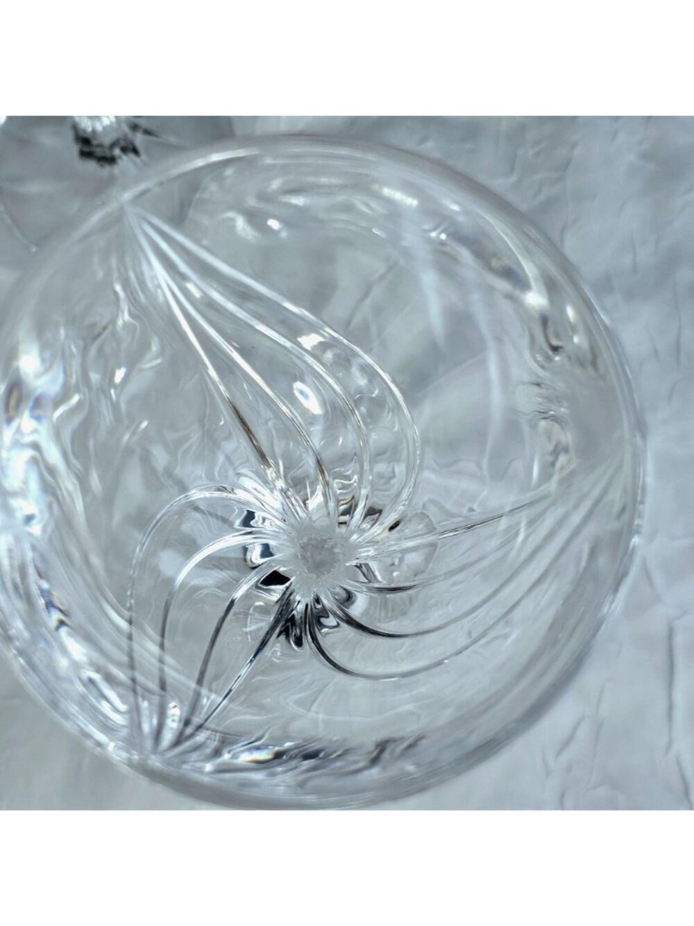 Lenox Crystal Debut Water Glasses 8.25" set-2 vertical swirl fine cut crystal - Picture 6 of 10